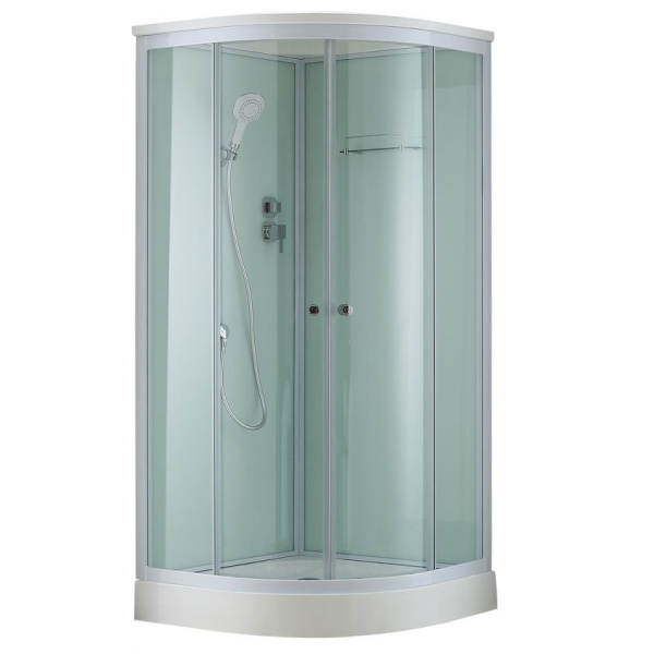 Душевая кабина Black&White Galaxy G8501 90x90 см профиль хром 8501900 (детальная фотография)