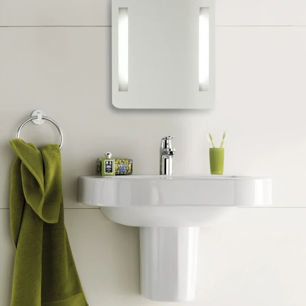 Смеситель для раковины, хром EcoJoy, Grohe Eurosmart Cosmopolitan 3282500E (детальная фотография), хром