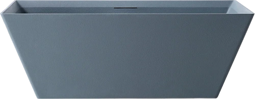 Ванна из искусственного камня Abber Berlin 170x75 см серая - фото 3
