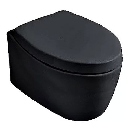 Унитаз подвесной Simas Lft Spazio антрацит матовый LFT 18 ANTRACITE MATT (детальная фотография)