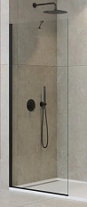 Душевая перегородка Cezares Liberta 85 см профиль черный
