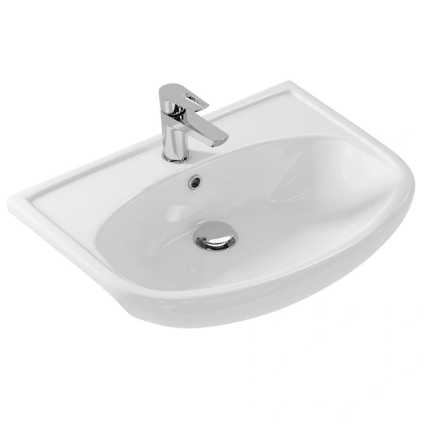 Раковина Cersanit Erica 60 см белая S-UM-ERI60/1-w (детальная фотография)