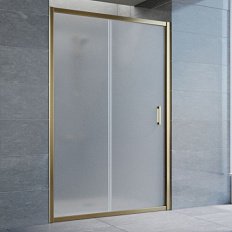 Душевая дверь профиль бронза стекло сатин Vegas-glass