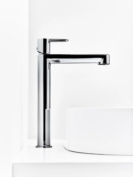 Смеситель для раковины Ravak Puri высокий X070114 (детальная фотография), высокие, из латуни, округлая форма