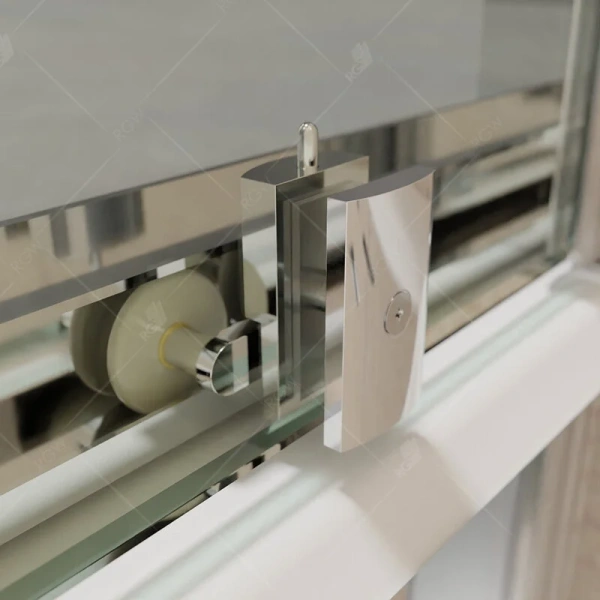 Душевая дверь RGW PA-14 110 см профиль хром 41081411 (детальная фотография), прозрачные, узорчатые