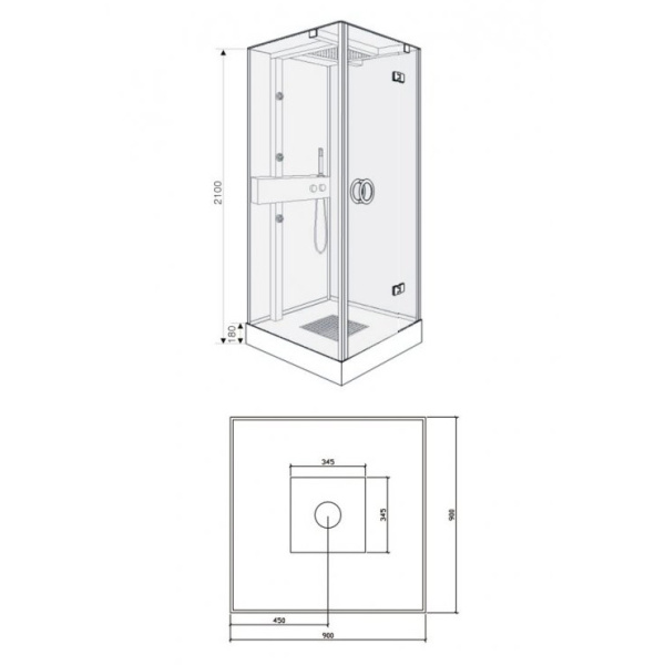 Схема (детальная фотография), со средним поддоном