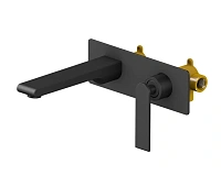 Смеситель для раковины Timo Anni черный матовый