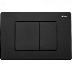 Клавиша смыва Abber черная матовая