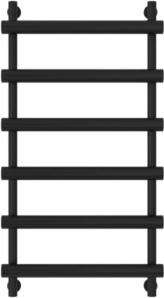 Полотенцесушитель водяной Сунержа Атлант 50х100 см черный матовый 31-0226-1050 (детальная фотография), для систем горячего водоснабжения, для систем отопления, с нижним подключением