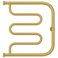 Полотенцесушитель водяной Сунержа Лира+ 50х50 см матовое золото