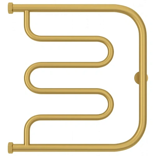 Полотенцесушитель водяной Сунержа Лира+ 50х50 см матовое золото - фото 8