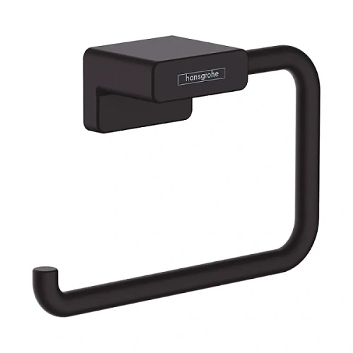 Держатель туалетной бумаги Hansgrohe AddStoris матовый черный - фото 6