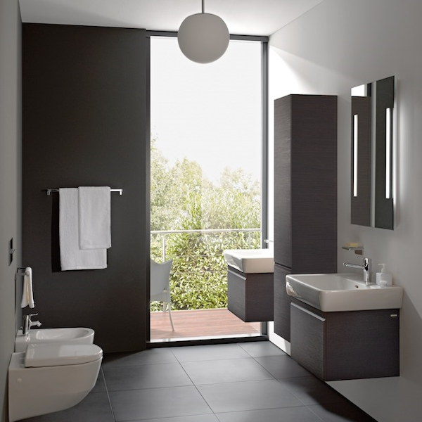 Биде подвесное Laufen Pro белое 8.3095.2.000.304.1 (детальная фотография), круглой формы