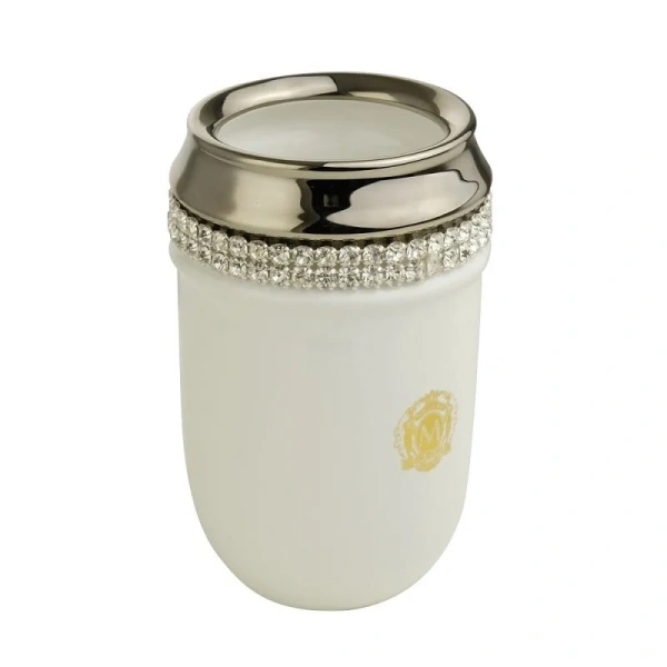 Стакан для ванной Migliore Dubai декор платина 28454 (детальная фотография)