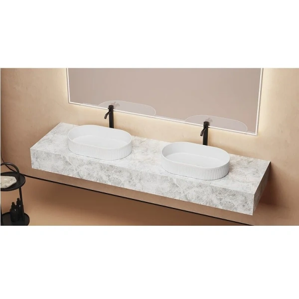 Раковина Abber Bequem 60 см белая AC2116 (детальная фотография), 60 см