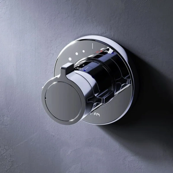 Смеситель для душа Am.Pm X-Joy с термостатом F85A65600 (детальная фотография), хром