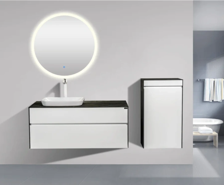 Шкаф подвесной Black&White Universe 50 см белый матовый 907.SC-1 (детальная фотография), современные, hi-tech