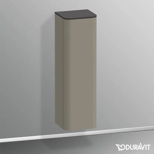 Шкаф-пенал подвесной Duravit Happy D.2 40 см каменно-серый матовый HP1261R9292 (детальная фотография), в наличии