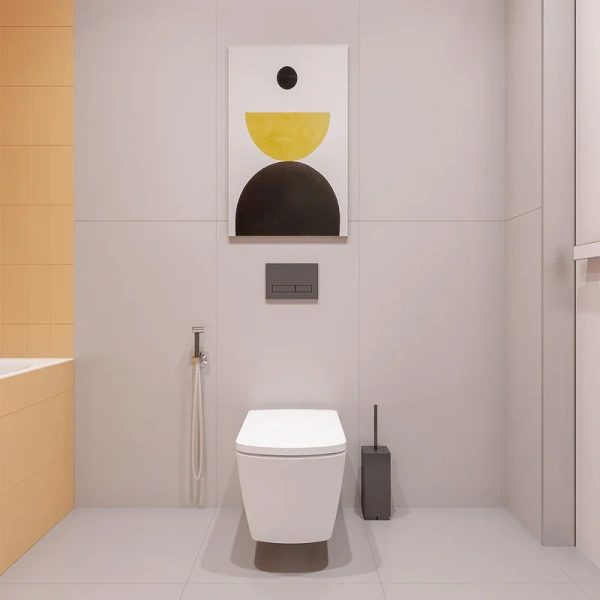 Унитаз подвесной Lavinia Boho Aveo с сиденьем микролифт 3306002R (детальная фотография), современные, hi-tech, прямоугольные