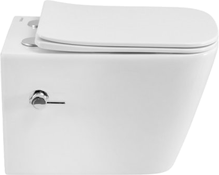 Унитаз подвесной BelBagno Kraft с функцией биде BB7106CH-TOR-BS/SC (детальная фотография), подвесные, встраиваемые