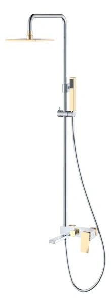 Душевая стойка Boheme Q хром/золото 148-CRG.2 (детальная фотография)