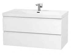 Тумба под раковину подвесная Cezares Molveno 90 см bianco ghiaccio