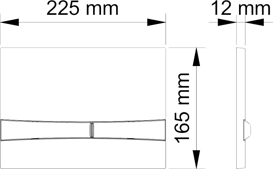 Унитаз с инсталляцией BERGES Floe кнопка черная 043224 (детальная фотография) index_4