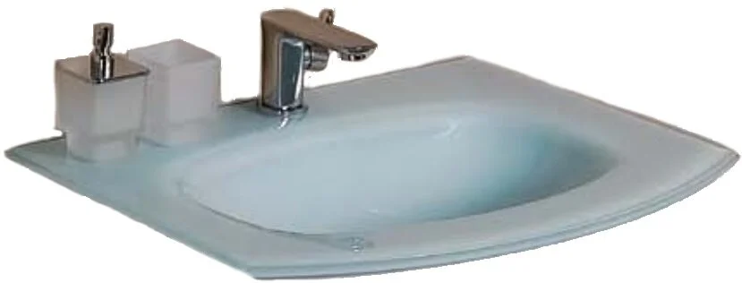 Раковина мебельная Cezares 70 см стеклянная 82410 (детальная фотография)