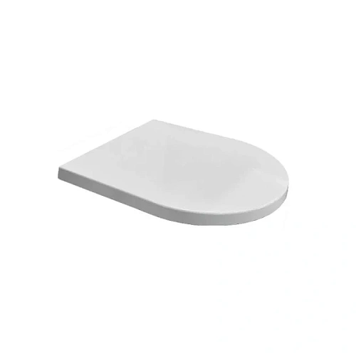 Крышка-сидение с микролифтом Hatria Futura белая - фото 2