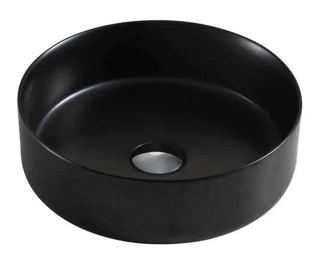 Раковина Azario 35.5 см черная матовая AZ-3134-MB (детальная фотография)