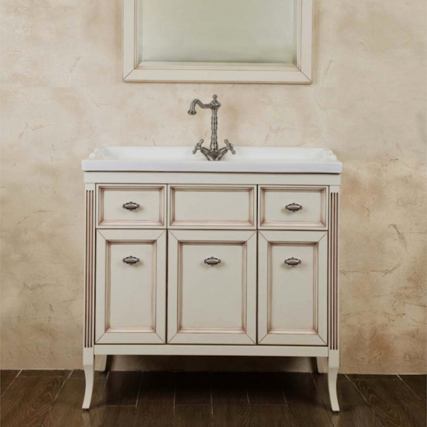 Мебель для ванной La Beaute Vivien BVI90 (детальная фотография), окрашенные