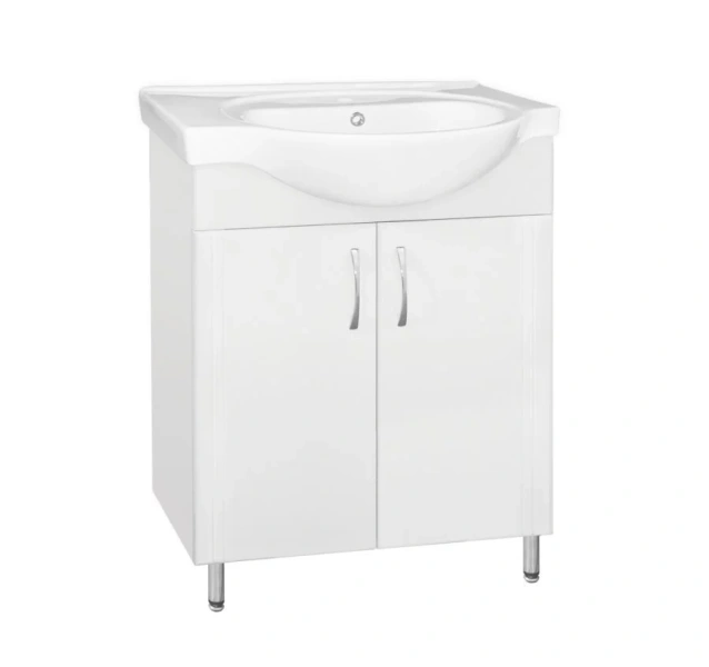 Тумба под раковину напольная Style Line Эко Стандарт 67 см белая ЛС-00000105 (детальная фотография)