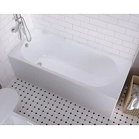 Ванна акриловая 1MarKa Atlas 01атл1670кс2+, 160 x 70 см, цвет белый