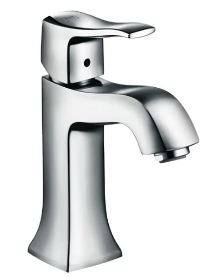 Смеситель для ванны Hansgrohe Metris Classic 31478000 (детальная фотография), настенные