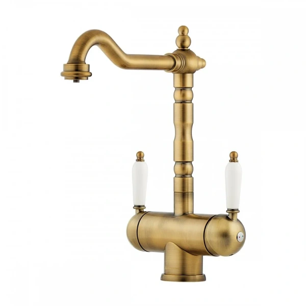Смеситель для кухни Omoikiri Amagasaki-АB античная латунь 4994292 (детальная фотография)