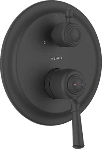 Смеситель для душа Акватек Классик черный - фото 2