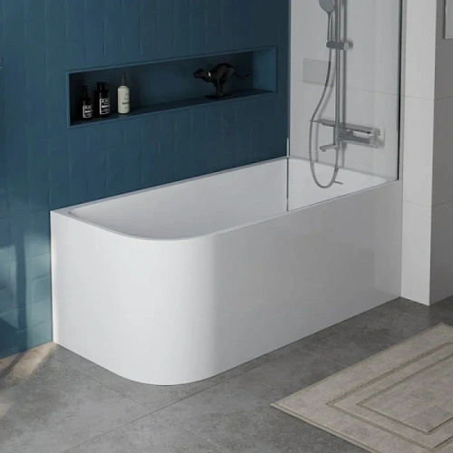 Ванна акриловая BelBagno 170x73 см правосторонняя - фото 2