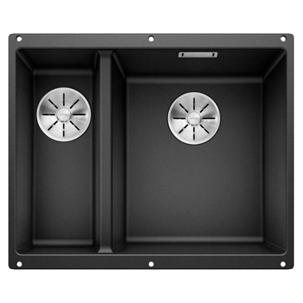 Мойка для кухни, чаша справа, цвет антрацит, Blanco Subline 340/160-U 523558 (детальная фотография)