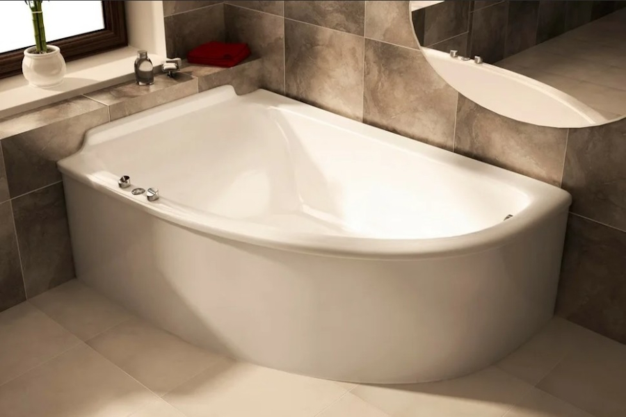 Ванна из литьевого мрамора Astra-Form Анастасия 180х125 см (детальная фотография), асимметричные