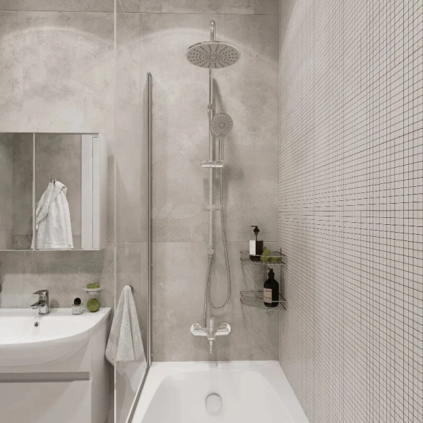 Ванна акриловая Diwo Смоленск 169 x 69 см, с каркасом, цвет белый 787391 (детальная фотография), 170х70