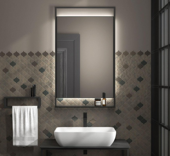 Раковина Kerama Marazzi Plaza 55 см белая глянцевая PLR.wb.55 (детальная фотография), современные, hi-tech