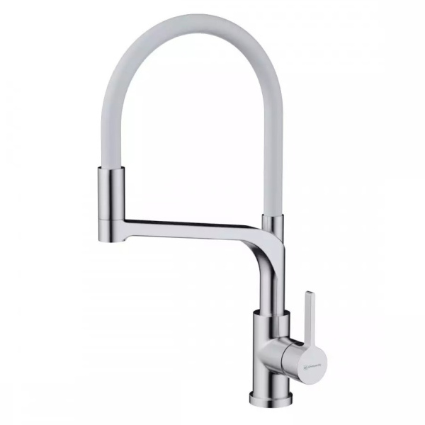 Смеситель для питьевой воды Omoikiri Sinto 2 Plus BN-WH нержавеющая сталь/белый 4994468 (детальная фотография)