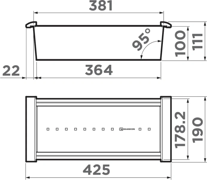 Коландер Omoikiri CO-02-GB графит 4999055 (детальная фотография), в наличии