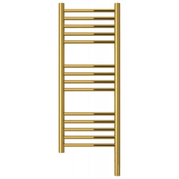 Полотенцесушитель электрический Сунержа Богема 3.0 30х80 см правый золото 03-5805-8030 (детальная фотография), лесенка, вертикальные, узкие