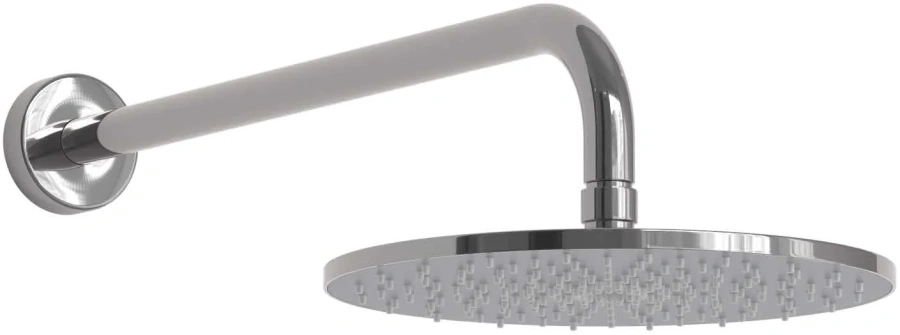 Душевой комплект BERGES Ventas 07300 однорычажный (детальная фотография), хром, черные