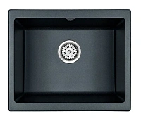 Мойка для кухни Paulmark Gera 55 см черный металлик
