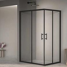Душевой уголок RGW Passage PA-146B 90х70 см профиль черный