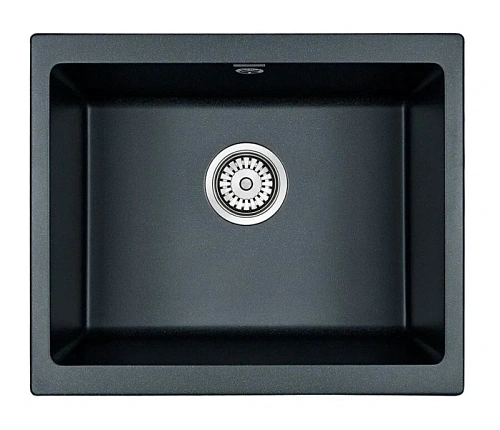 Мойка для кухни Paulmark Gera 55 см черный металлик - фото 3