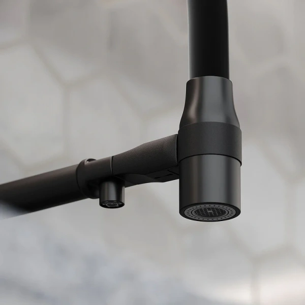 Смеситель для кухни Sancos Garda черный SC4009MB (детальная фотография), черные