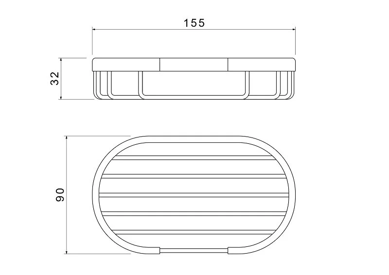 Мыльница Акватек золото шлифованное AQ4956BG (детальная фотография), современные, hi-tech